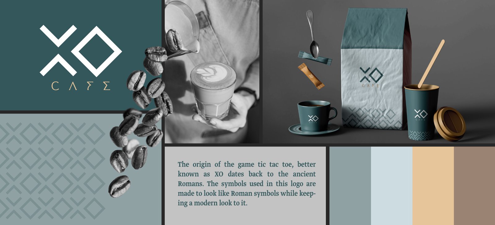 XO coffee branding